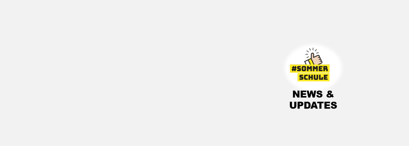 © Sommerschule Tirol Sommerschullogo mit Bildunterschrift News und Updates